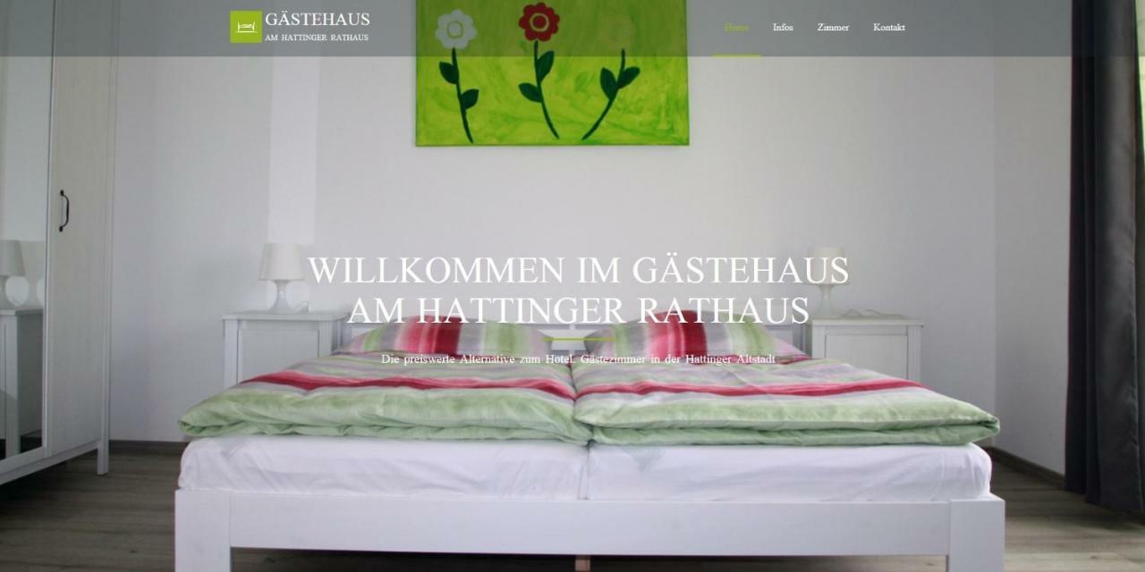 Gaestehaus Am Hattinger Rathaus Hattingen Εξωτερικό φωτογραφία
